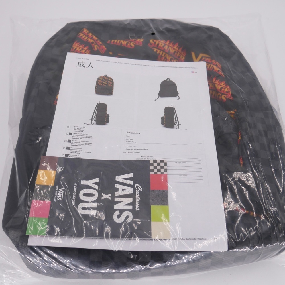 *RARE* Stranger Things Vans X Collab NWT 🔥 - Picture 3 of 5